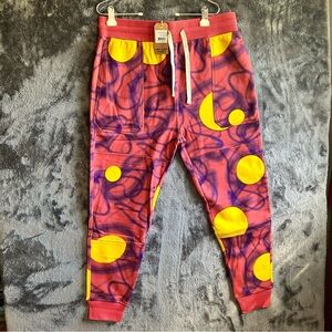 Mcnairy&co Cuffed Sweatpants Sweatbritches Men's SZ L Orion Drawstring NWT